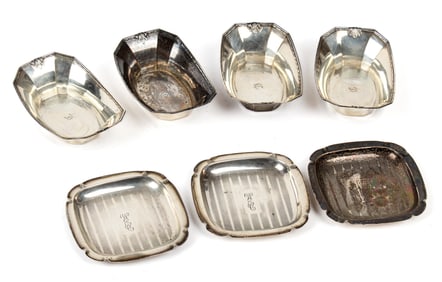 Sterling Silver Nuit & Pin Dishes, Whiting, Webster