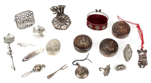 Italian .800 Silver Miniatures, Etc.