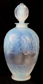 Sabino Opalescent Glass Fleurs Perfume / Scent Bottle