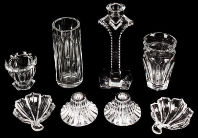 Baccarat Crystal Items Including Massena, Oxygene