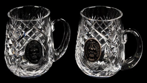 Waterford Crystal America's Cup Trophy 1987 Mugs