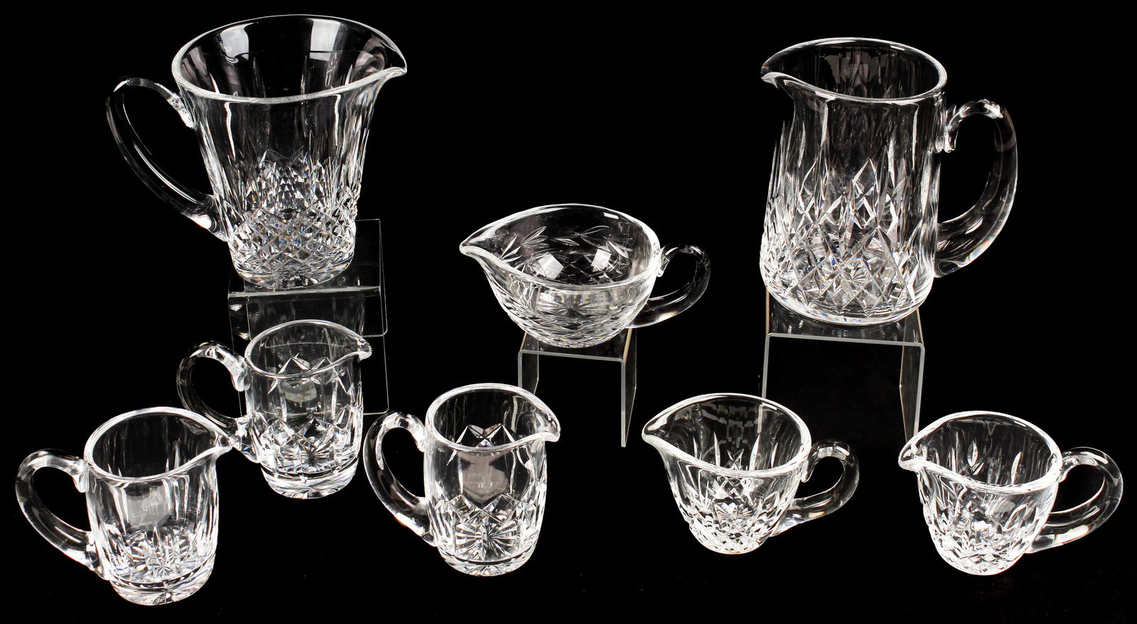 Waterford Crystal Pitchers, Creamers, Kenmare, Kerry Etc. (1 of 4)