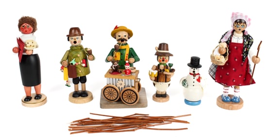 German Christmas Smokers Incl. Erzgebirge