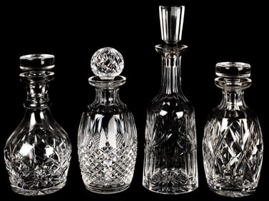 Waterford Crystal Decanters, Colleen, Drogheda, Etc.