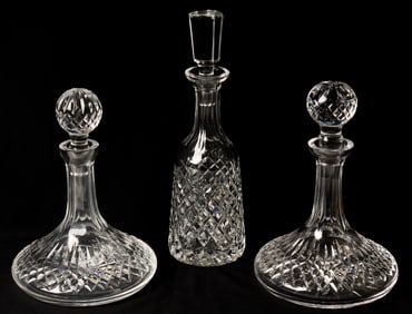 Waterford Crystal Decanters, Lismore & Alana