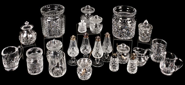 Waterford Crystal Biscuit Jars, Jam & Condiment Jars, Etc.