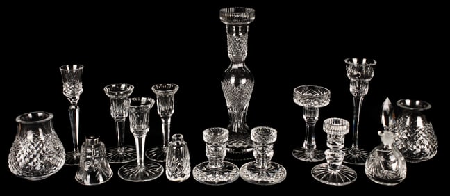 Waterford Crystal Candle Holders Etc.