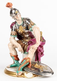 Giuseppe Cappe Roman Legionary Centurion Figurine, Capodimonte