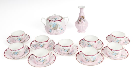 Russian Kuznetsov Porcelain Vase, Etc.