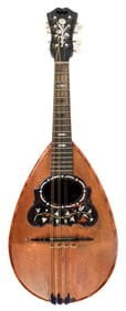 Umberto Ceccherini Italian Bowl-Back Mandolin, Late 19th Century