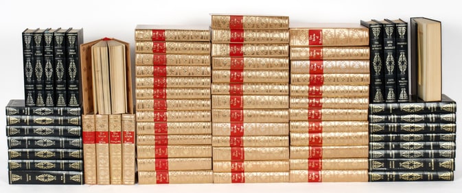 Decoratively Bound Book Sets, Literature, Etc.