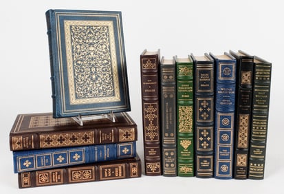 The Franklin Library, 11 Books Incl. Plays, Stories, Poems, Essays, Poe, Longfellow, Whitman,