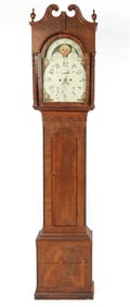 Joseph Cave West Chester Pennsylvania Walnut Tall Case Clock, Early 19th Century