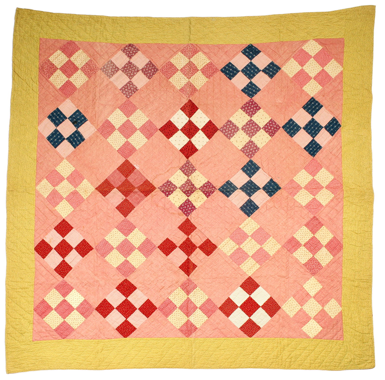 Antique Amish Nine Patch Quilt (1 of 4)