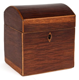Georgian Partridge Wood Tea Caddy, Late 18th Century
