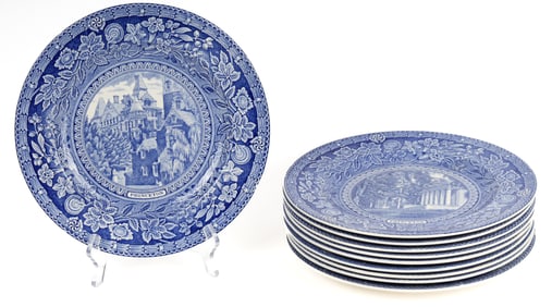 Ten Wedgwood Princeton University Plates