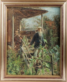Russian School, Painting of Leo Tolstoy, 20th Century