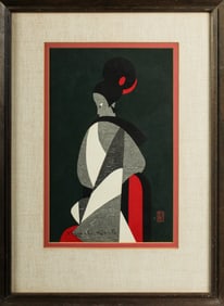 Kiyoshi Saito, Awaji Puupet Doll, Japanese Woodblock Print