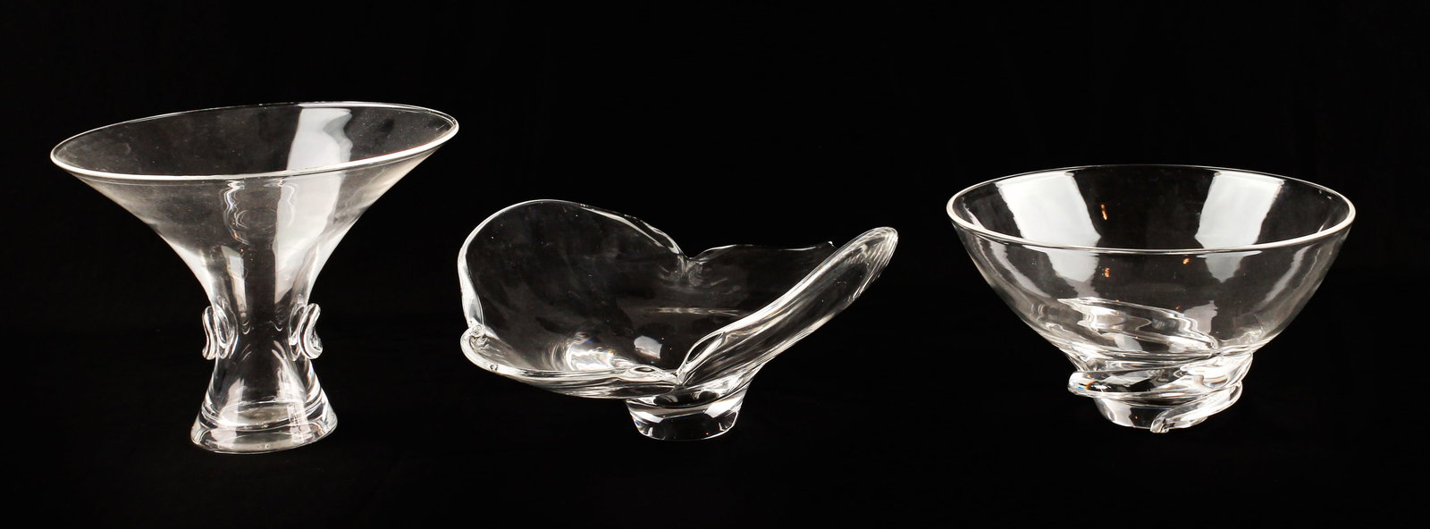 Steuben Art Glass Bowls, David Pollard, George Thompson, Donald Pollard (1 of 8)