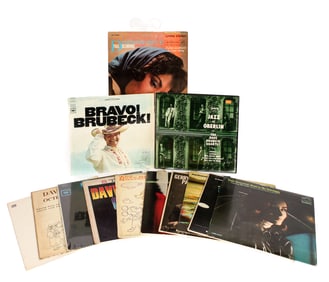 13 Vintage Vinyl Jazz LP Albums, Dave Brubeck, Paul Desmond, Sealed (1)