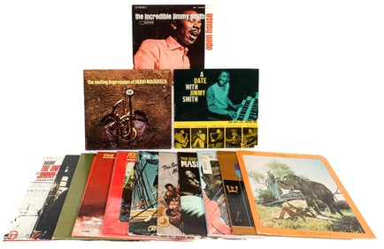 14 Vintage Vinyl Jazz LP Albums, Hugh Masekela, Jimmy Smith, Verve, Afro-Cuban, Funk, Soul