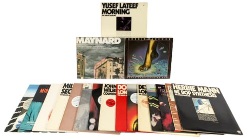 18 Vintage Vinyl Promo Jazz LP Albums, Demo, DJ, Sample, NFS