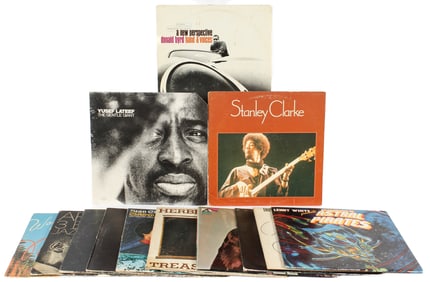 13 Vintage Vinyl Jazz LP Albums, Funk, Soul, Fusion, Post-Bop etc. Cobham, Byrd, Thomas