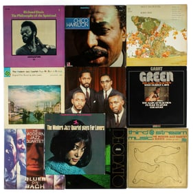 10 Vintage Vinyl Jazz LP Albums, Richard Davis, Grant Green, Chico Hamilton Etc.