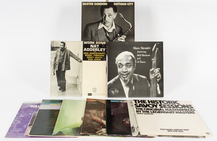 10 Vintage Vinyl Jazz LP Albums, Nat Adderley 1960 Mono, Yusef Lateef Etc