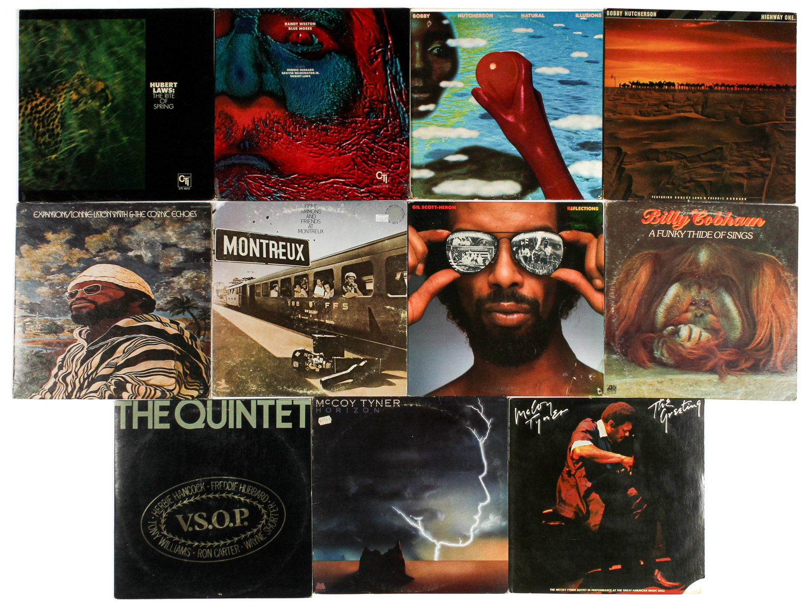 Ten Vintage Vinyl Jazz LP Albums, Fusion, Modal, Funk Etc. (1 of 1)