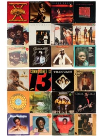 Twenty-Two Vintage Vinyl Funk, Soul, R&B, Disco, Pop LP Albums