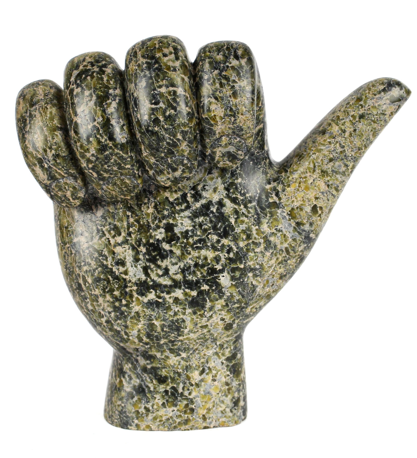 Ovilu (Oviloo) Tunnillie Inuit Serpentine Stone Carving (1 of 7)