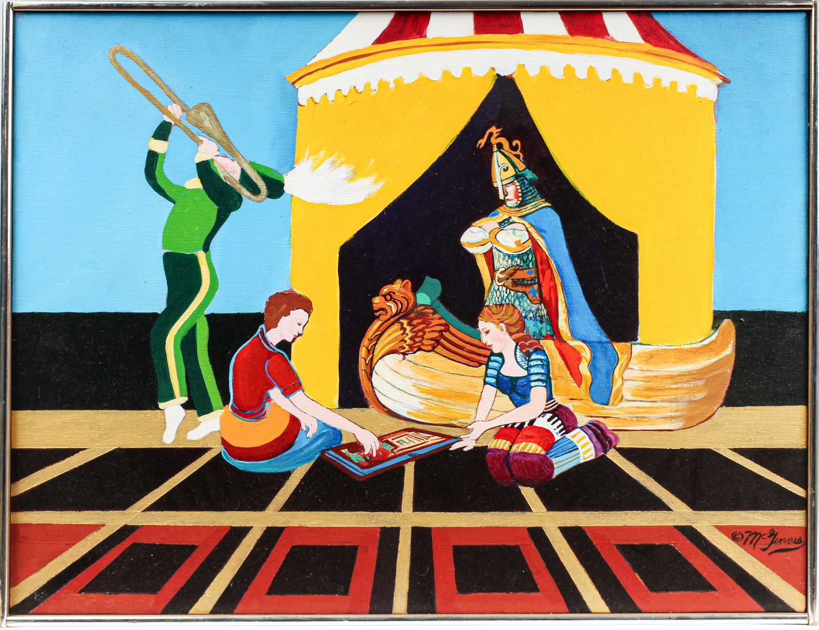 Christine McGinnis (American, 1937-2019) Untitled, Acrylic on Canvas Painting (1 of 5)