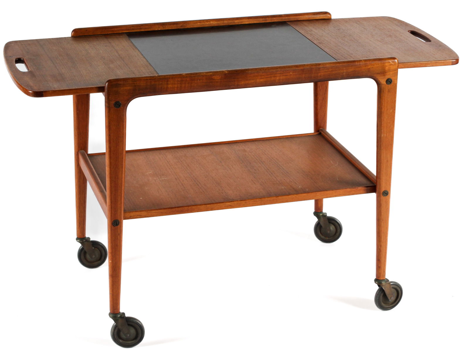 Swedish Teak Bar Cart, Yngve Ekstrom for Kallemo (1 of 4)