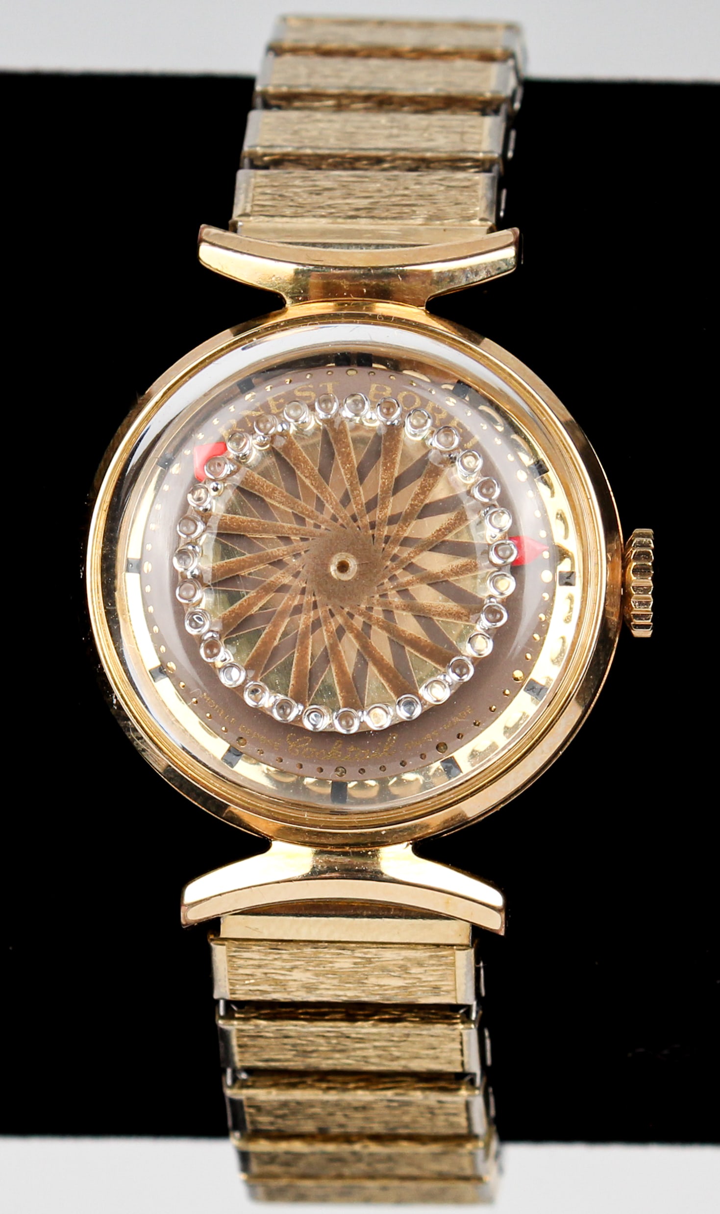 Ladies Ernest Borel Cocktail Kaleidoscope 17 Jewel Watch (1 of 5)