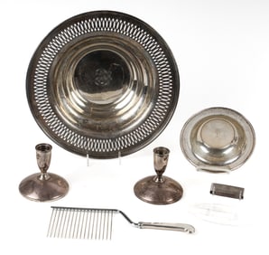 Sterling Silver Articles, Gorham, Lunt, Etc,