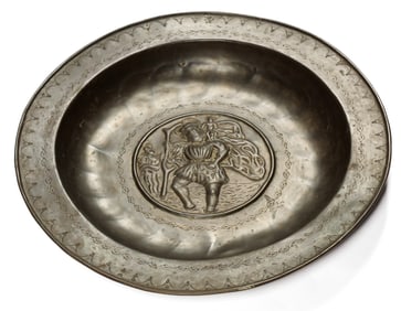 Continental / German Alms Offering Dish, 17th/18th Century