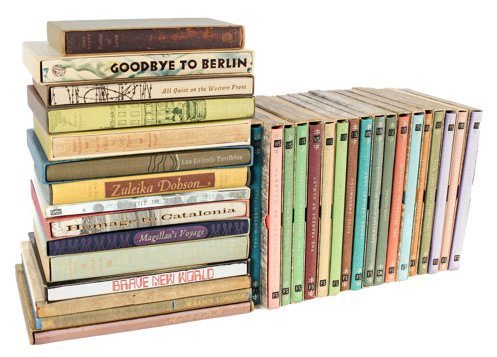 Thirty Three Folio Society Books, Shakespeare (18), Literature Classics Etc. (1 of 4)