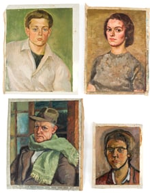 Victoria Donohoe, Philadelphia Interest, Four Portrait Paintings