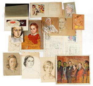 Victoria Donohoe, Philadelphia Interest, Portrait Drawings, Sketches, Studies