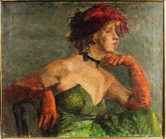 Blanche Rothschild (American/NY, 1893-1988) Signed Oil on Canvas Painting