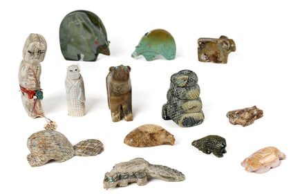 Zuni Carved Stone Fetishes