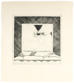 David Lynch (American, B. 1946) Garden, Signed Etching