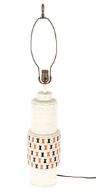 Aldo Londi for Bitossi Large Mid-Century Modern Pottery Lamp