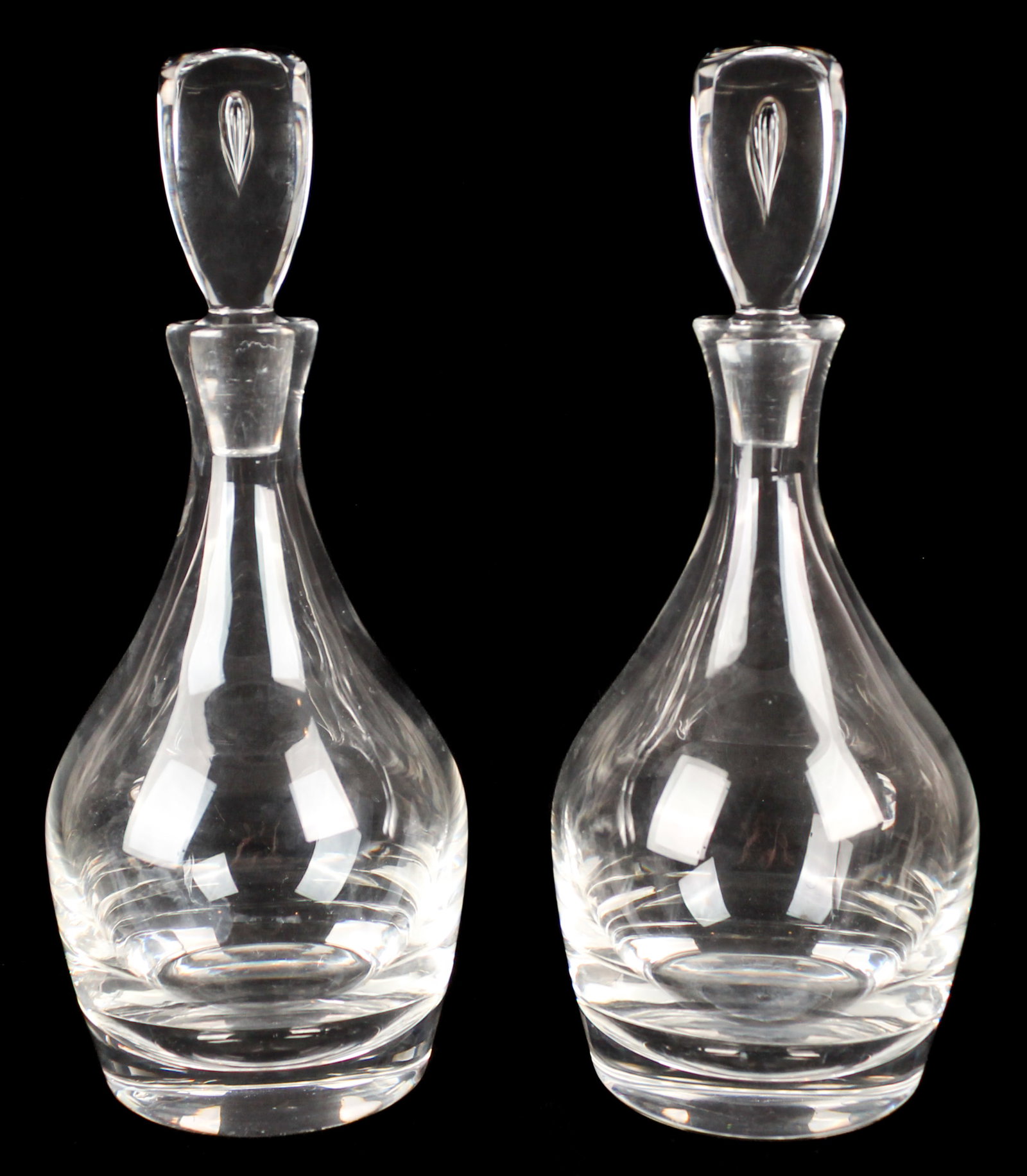 Two Steuben Glass Teardrop Decanters (1 of 4)