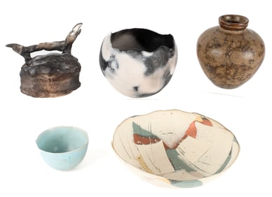 M. Simon & Studio Art Pottery Incl. Bowls, Vases