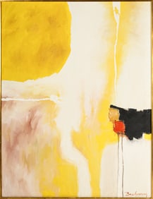 Mid-Century Modern Harris G. Strong Oil Painting "Chromata"