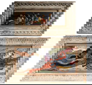 Bert Pumphrey (American, 1916-2002) Two Mid Century Oil on Board Paintings, 1966