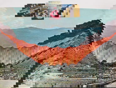 Christo (Bulgarian, 1935-2020) Signed Poster and Post Cards (3)