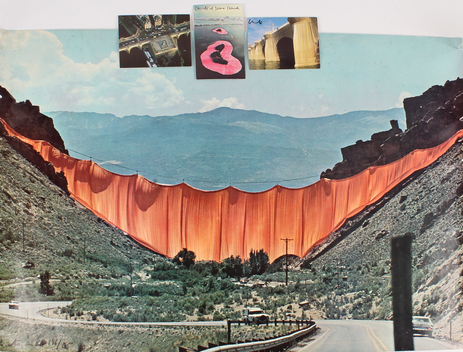 Christo (Bulgarian, 1935-2020) Signed Poster and Post Cards (3) (1 of 4)